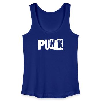 Logo de la musique punk - Débardeur bio Femme - bleu roi - Devant