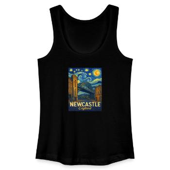 Newcastle, England - Women’s Organic Tank Top - black - Front