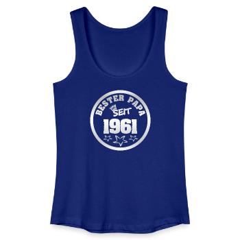 1961 - Women’s Organic Tank Top - royal blue - Front
