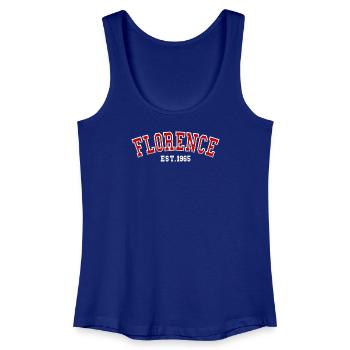 Florence Est. 1965 - Women’s Organic Tank Top - royal blue - Front
