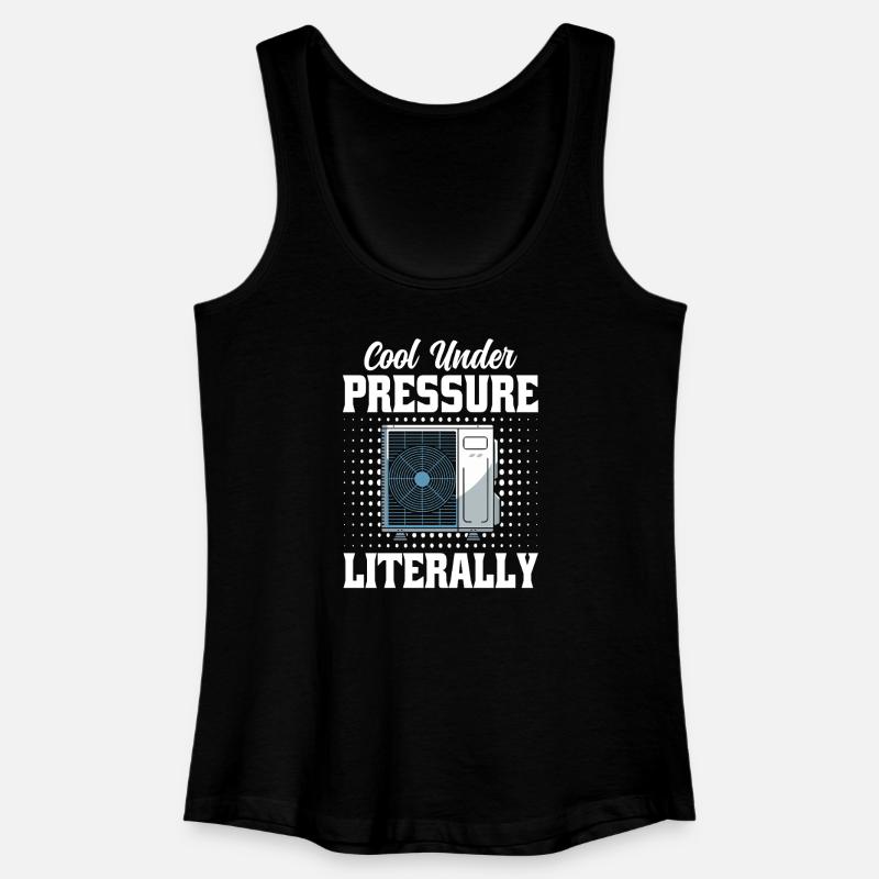 HVAC Technician Saying - Ventilation Professionals Men - Women’s Organic Tank Top - black