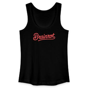 Brainrot - Funny Gen Alpha Memes - Women’s Organic Tank Top - black - Front