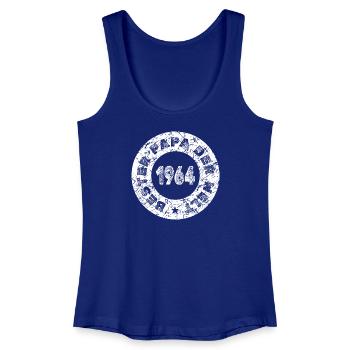 1964 - Frauen Bio Tank Top - Königsblau - Vorne