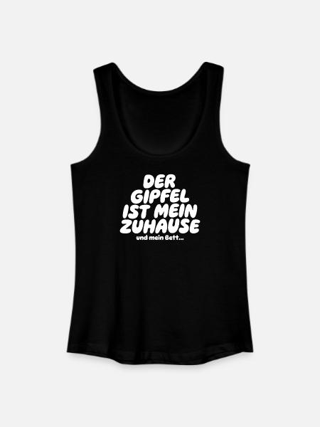 The Summit Is My Home Saying - Women’s Organic Tank Top - black