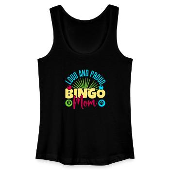 Bingo Bingo Maman Forte et Fière Bingo - Débardeur bio Femme - noir - Devant