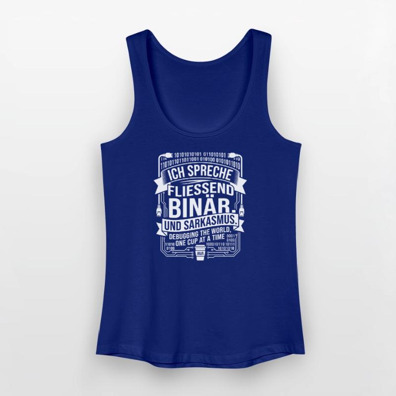 Coding Binary Coffee Sarcasm Women’s Organic Tank Top