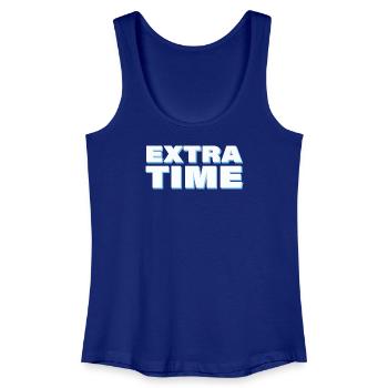 EXTRA TIME - Women’s Organic Tank Top - royal blue - Front