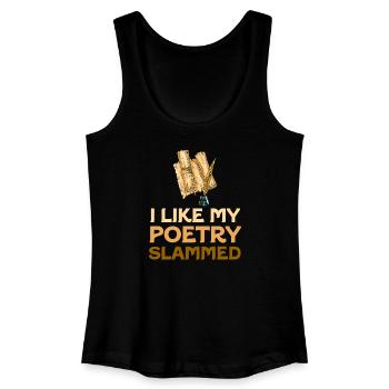 Poetry Slammed - Women’s Organic Tank Top - black - Front