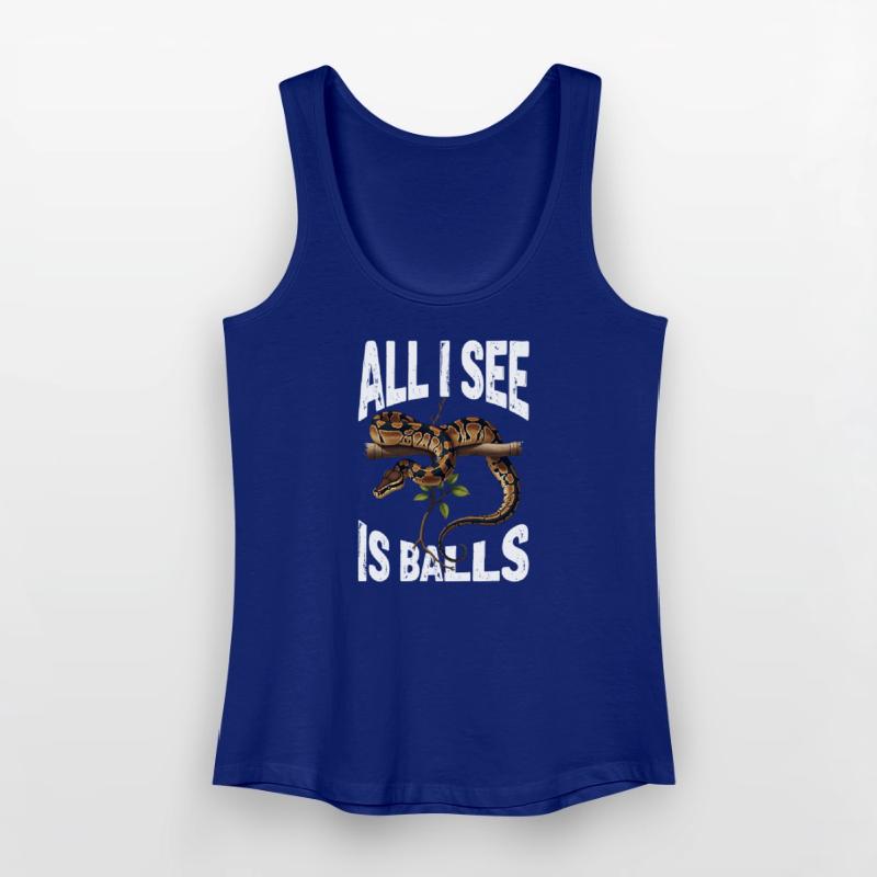 Python roi Serpents Amateurs de terrarium Python Débardeur bio Femme