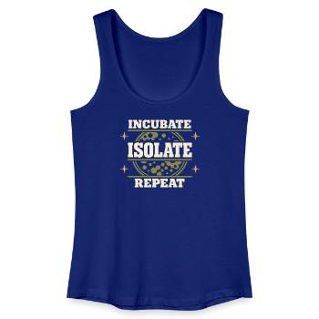 Mikrobiologie - Frauen Bio Tank Top - Königsblau - Vorne