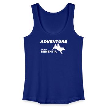 RODEO ADVENTURE - Women’s Organic Tank Top - royal blue - Front