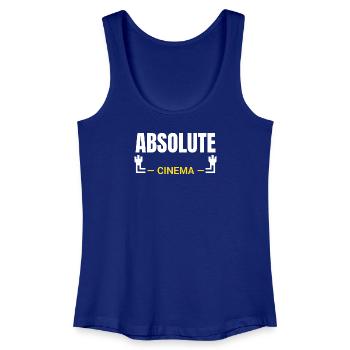 Absolute Cinema Statement - Frauen Bio Tank Top - Königsblau - Vorne