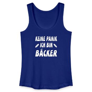 Bäcker - Frauen Bio Tank Top - Königsblau - Vorne