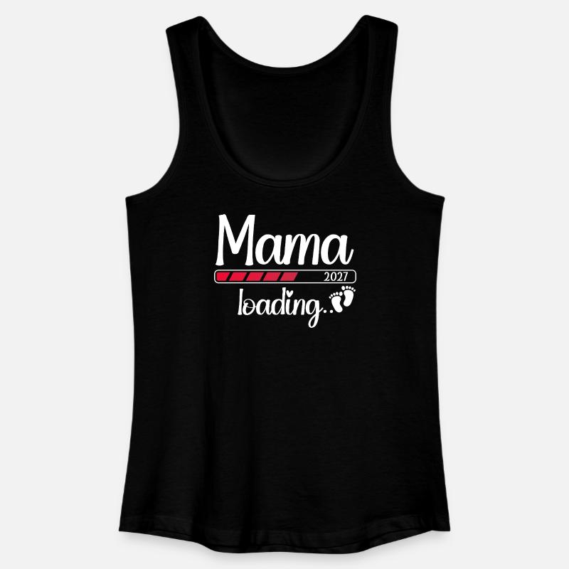 Mom 2027 Loading Expectant Mom 2027 - Women’s Organic Tank Top - black
