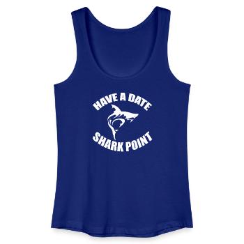 RENDEZ-VOUS GALANT - SHARK POINT - Débardeur bio Femme - bleu roi - Devant