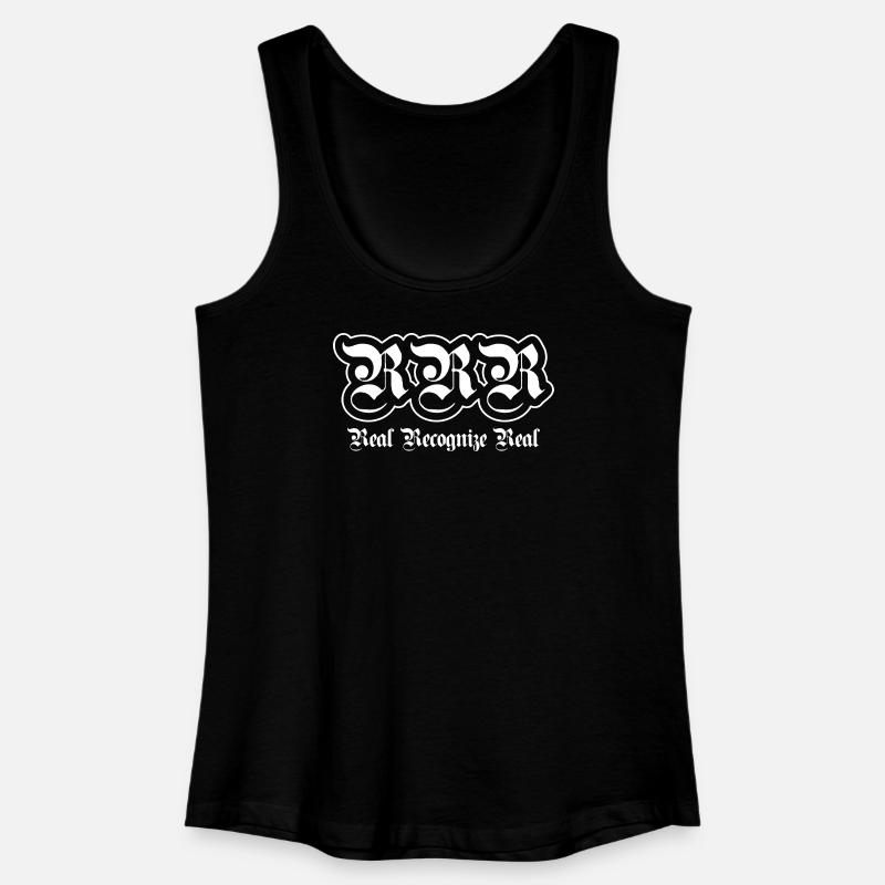Real Recognize Real - Women’s Organic Tank Top - black
