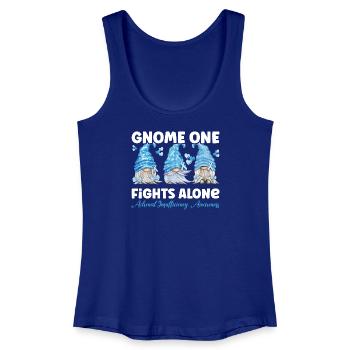 Gnom Hellblau NebenniereniNsuffizIenz - Frauen Bio Tank Top - Königsblau - Vorne