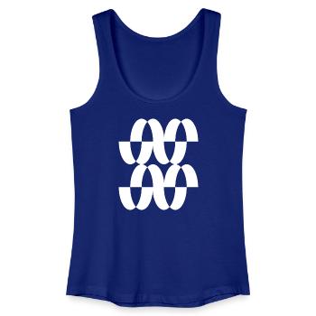Interlaced Ring Mesh - Women’s Organic Tank Top - royal blue - Front