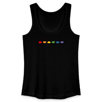 Rainbow Nugget - Women’s Organic Tank Top - black - Front