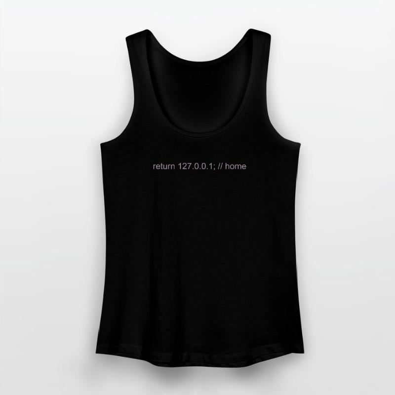 Programmierer Nerd IT Witz Developer Zuhause Frauen Bio Tank Top
