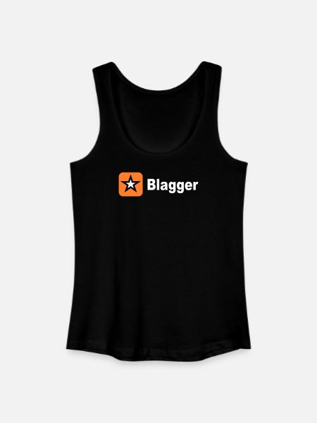 big blagger star - Women’s Organic Tank Top - black