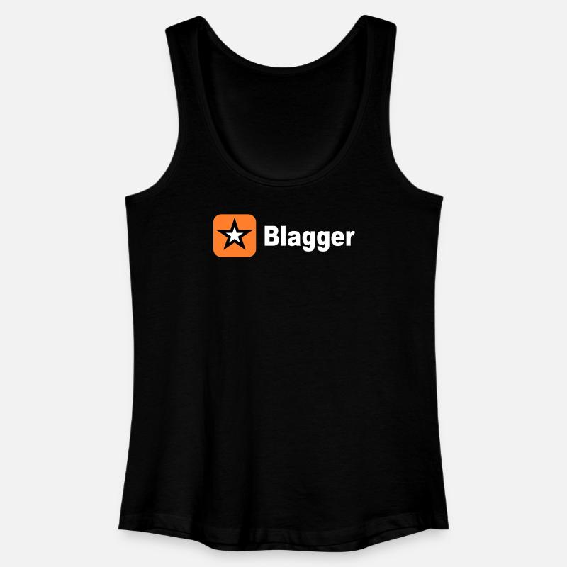 big blagger star - Women’s Organic Tank Top - black