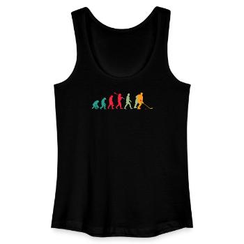 Evolution Eishockey - Frauen Bio Tank Top - Schwarz - Vorne