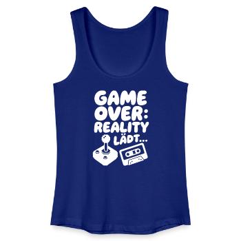 Game Over Reality - Frauen Bio Tank Top - Königsblau - Vorne