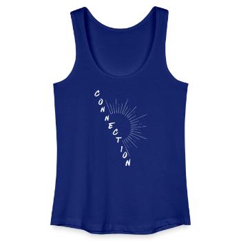 CONNECTION – Universelle Energie - Frauen Bio Tank Top - Königsblau - Vorne