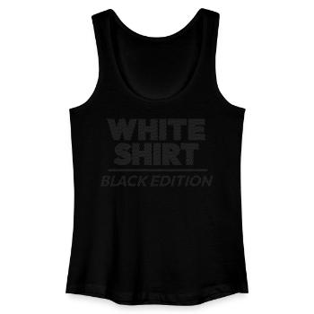 White Shirt Black Edition - Women’s Organic Tank Top - black - Front