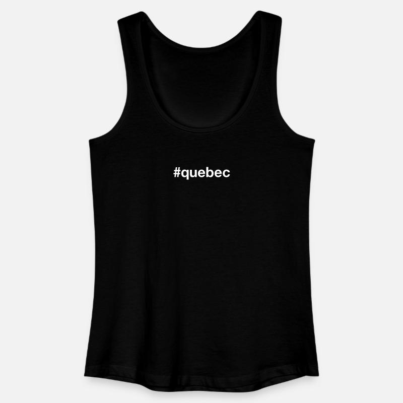 QUEBEC Kanada Canada Hashtag - Women’s Organic Tank Top - black