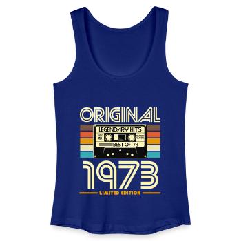 Original 1973 – Begrenzte Retro-Hits - Frauen Bio Tank Top - Königsblau - Vorne