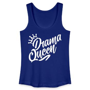 drama queen - Women’s Organic Tank Top - royal blue - Front