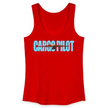 Cargo pilot An-225 - Frauen Bio Tank Top - Rot - Vorne