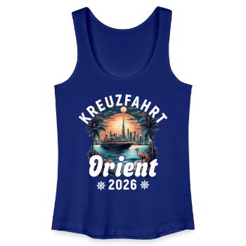 Orient Cruise 2026 - Women’s Organic Tank Top - royal blue - Front