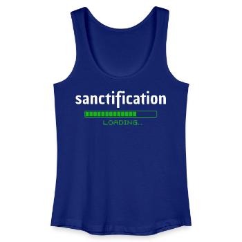 Sanctification - Heiligung - loading - christlich - Women’s Organic Tank Top - royal blue - Front