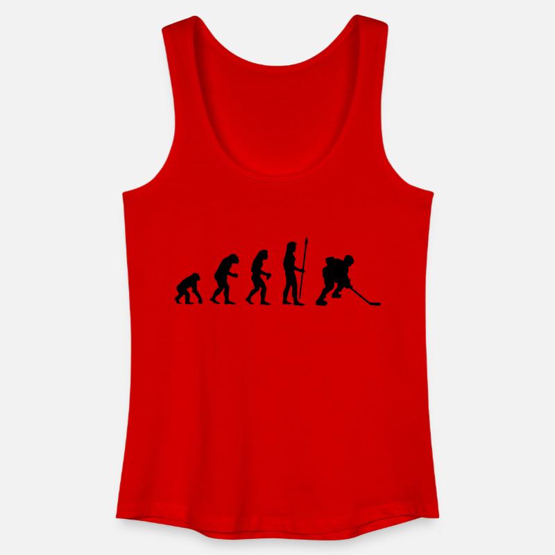 evolution_icehockey1 - Women’s Organic Tank Top - red