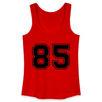 85 - Débardeur bio Femme - rouge - Devant