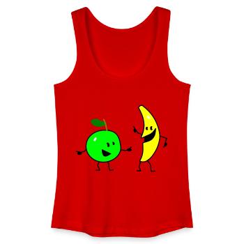 fruit salad three - Frauen Bio Tank Top - Rot - Vorne