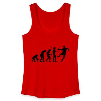 Handball Evolution - Frauen Bio Tank Top - Rot - Vorne