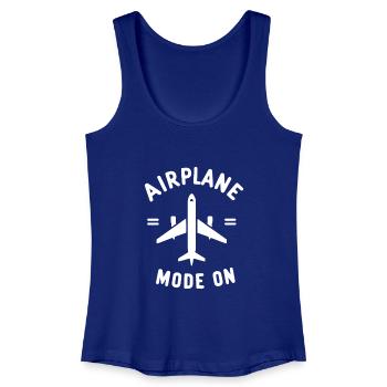 Flugzeugmodus Ein - Frauen Bio Tank Top - Königsblau - Vorne