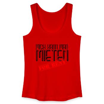 Mich kann man Mieten - Frauen Bio Tank Top - Rot - Vorne