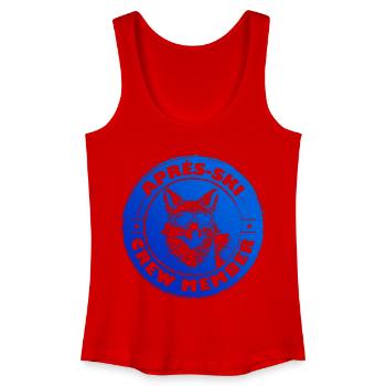 Fuchs Apres Ski Team Spruch - Frauen Bio Tank Top - Rot - Vorne