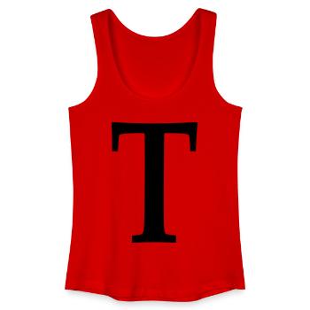T - Frauen Bio Tank Top - Rot - Vorne