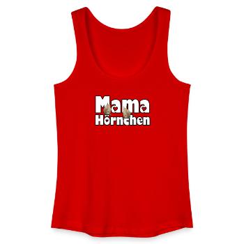 Mama Eichhörnchen Mutter Tier Muttertag Spruch - Frauen Bio Tank Top - Rot - Vorne
