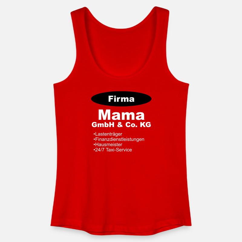 Mama GmbH Firma Geschenk Mutter - Frauen Bio Tank Top - Rot