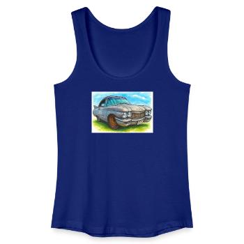 Retro Classic Cad -60 - Women’s Organic Tank Top - royal blue - Front