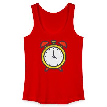 Wecker - Frauen Bio Tank Top - Rot - Vorne