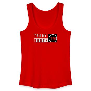 Logo de la marque Teddy North - Débardeur bio Femme - rouge - Devant