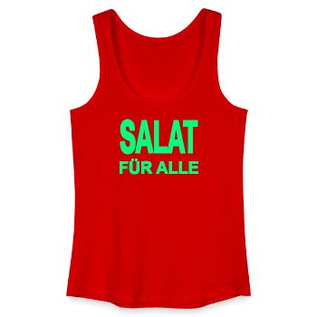 salade - Débardeur bio Femme - rouge - Devant